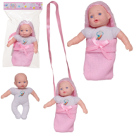 Игровой набор ABtoys Baby Ardana Пупс 23 см в розовой сумочке - 0