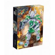 Конструктор Робот, элмех. (зеленый) 215 деталей, со световыми эффектами, Banbao (Банбао) - 0