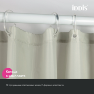 Штора для ванной IDDIS Base 200x240 см, Полиэстер (BD01P24i11) - 5