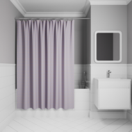 Штора для ванной IDDIS Base 200x240 см, Полиэстер, фиолетовый (BG02P24i11) - 0