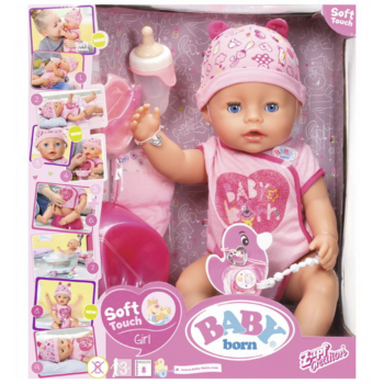 Кукла BABY born Кукла Интерактивная (Soft Touch), 43 см, кор.