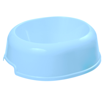 Миска пластиковая "Мармелад", голубая, 0,45л