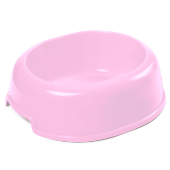 Миска пластиковая "Мармелад", розовая, 0,45л