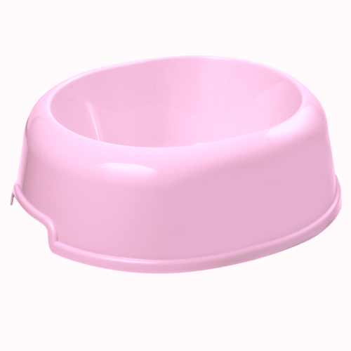 Миска пластиковая "Мармелад", розовая, 0,80л - 0