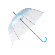 Зонт Цветы малый синие - 1