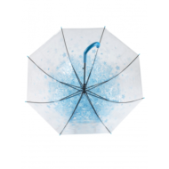 Зонт Цветы малый синие - 4