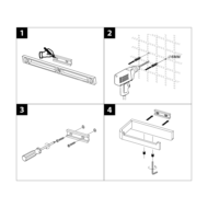 Держатель для туалетной бумаги Lemark SMOOTH LINE открытый , хром (9721007) - 4