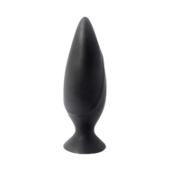 Черная большая анальная пробка Mojo Spades Large Butt Plug - 12 см. - 0