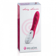 Ярко-розовый вибратор Mystim Sassy Simon - 27 см. - 3