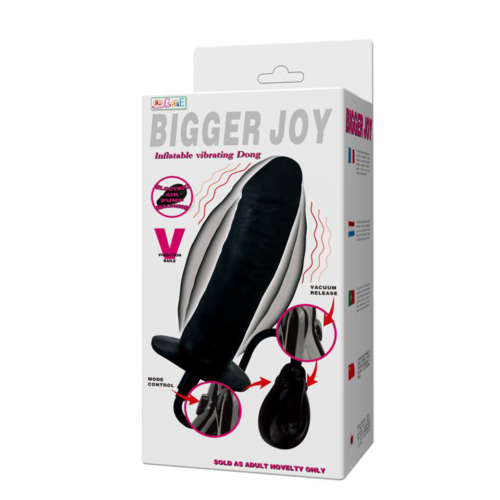 Расширяющийся вибратор Bigger Joy - 15,5 см. - 6