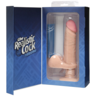 Вибромассажер-реалистик на присоске The Realistic Cock ULTRASKYN Vibrating 6”- 21,6 см. - 2