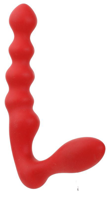 Красный силиконовый стимулятор PURRFECT SILICONE - 19 см. - 0