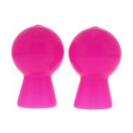 Розовые вакуумные помпы для сосков NIPPLE SUCKER PAIR IN SHINY PINK - 0