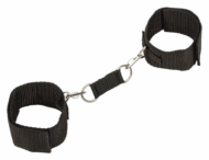 Черные наручники Bondage Collection Wrist Cuffs - 0