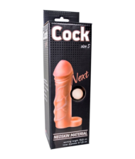 Фаллоудлинитель с кольцом COCK size S - 13,5 см. - 1