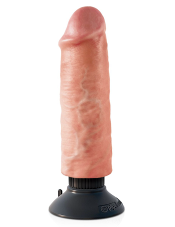 Вибромассажер-реалистик 6 Vibrating Cock - 17,8 см.