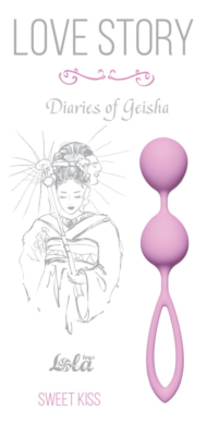 Розовые вагинальные шарики Diaries of a Geisha - 1