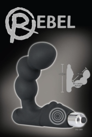 Стимулятор простаты с вибрацией Rebel Bead-shaped Prostate Stimulator - 4