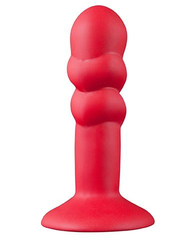 Красная анальная пробка SHOVE UP 5INCH SILICONE BUTT PLUG RED - 12,7 см. - 0