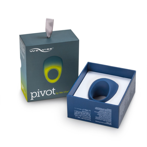 Синее эрекционное виброкольцо We-vibe Pivot - 5