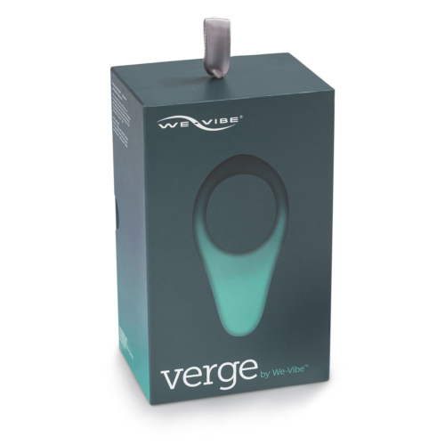 Чёрное эрекционное виброкольцо We-vibe Verge - 3