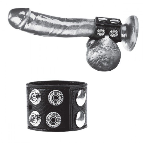 Ремень на член и мошонку 1.5 Cock Ring With Ball Strap - 0