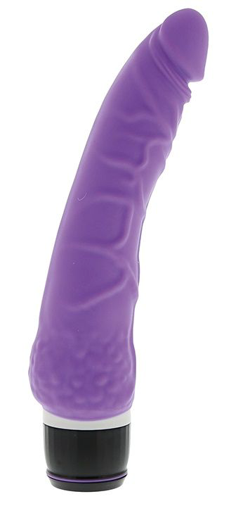 Фиолетовый вибратор-реалистик PURRFECT SILICONE CLASSIC 7.1INCH PURPLE - 18 см. - 0