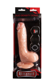 Реалистичный фаллоимитатор REALSTUFF DUO DENSITY DONG 8INCH - 20,5 см. - 1