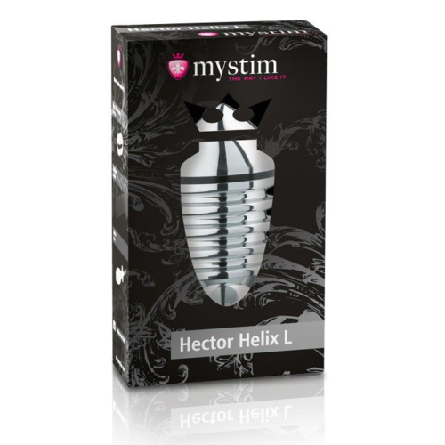 Анальный плаг для электростимуляции Hector Helix Buttplug L - 11,5 см. - 1