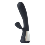 Чёрный интерактивный вибратор Kiiroo Ohmibod Fuse - 18 см. - 0