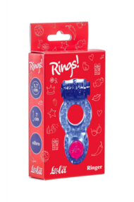 Фиолетовое эрекционное кольцо Rings Ringer - 2