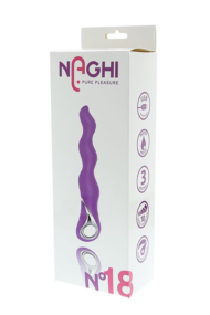 Фиолетовый изогнутый вибратор NAGHI NO.18 RECHARGEABLE 3 MOTOR VIBE - 15 см. - 1