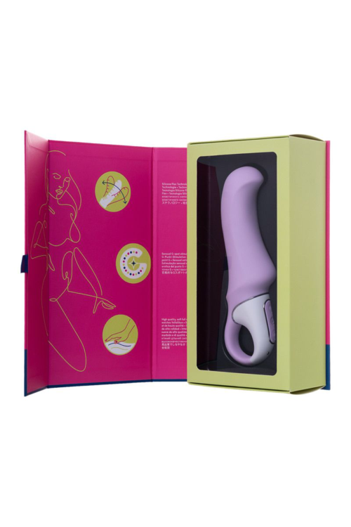 Сиреневый вибратор Satisfyer Charming Smile - 18,5 см. - 8