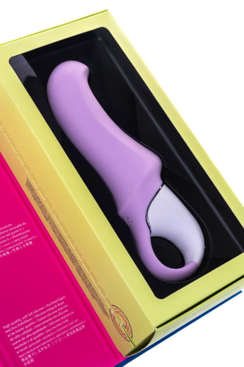 Сиреневый вибратор Satisfyer Charming Smile - 18,5 см. - 9