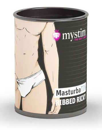 Компактный мастурбатор MasturbaTIN Ribbed Ricky - 1