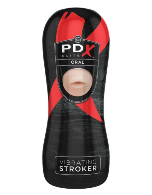 Мастурбатор-ротик Vibrating Oral Stroker - 1