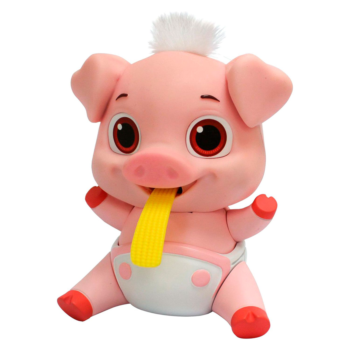 Игрушка интерактивная Лакомки-Munchkinz Свинка, пластмасса, 3+. Размер игрушки 10,7х8,9х12,6 см