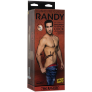 Фаллоимитатор с мошонкой Randy 8.5 ULTRASKYN Cock - 21,6 см. - 3