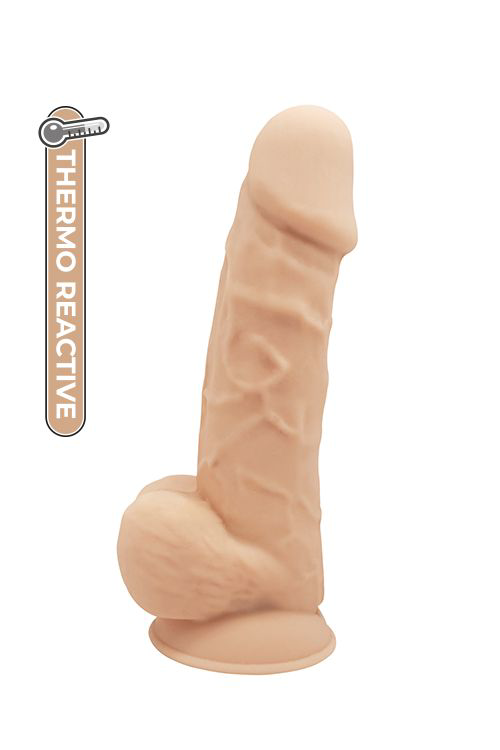 Телесный реалистичный фаллоимитатор DILDO 8.5INCH FLESH - 21,6 см. - 2