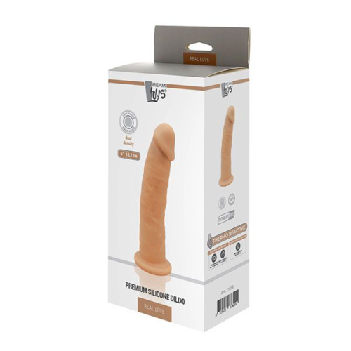 Телесный фаллоимитатор без мошонки DILDO 6INCH - 15,2 см. - 1