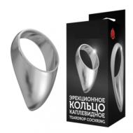 Большое каплевидное эрекционное кольцо TEARDROP COCKRING - 0