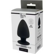 Черная анальная пробка PREMIUM SILICONE PLUG M - 11 см. - 1