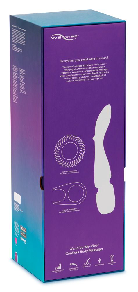 Фиолетовый вибратор-жезл We-Vibe Wand - 7