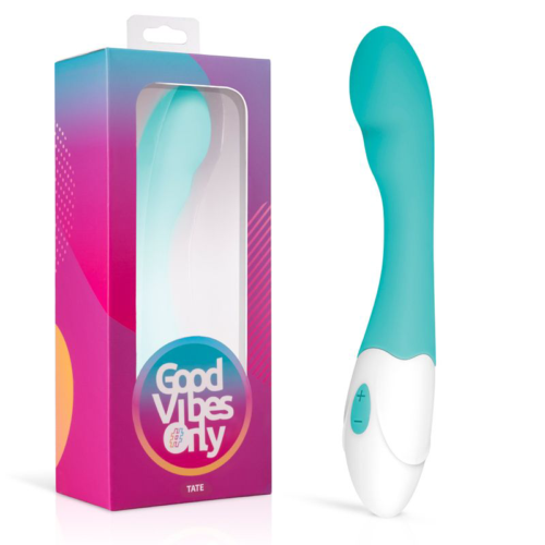 Зеленый вибратор для G-стимуляции Tate G-Spot Vibrator - 20 см. - 1