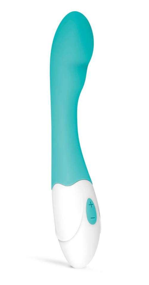 Зеленый вибратор для G-стимуляции Tate G-Spot Vibrator - 20 см. - 0