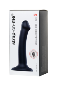 Черный фаллос на присоске Silicone Bendable Dildo S - 17 см. - 12