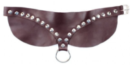 Бордовый широкий ошейник Wide Collar Maroon - 0