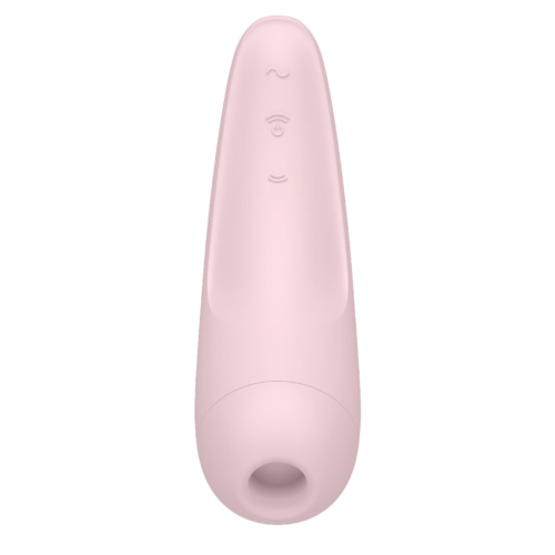 Розовый вакуум-волновой стимулятор Satisfyer Curvy 2+ - 0