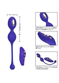 Фиолетовые виброшарики с электростимуляцией Impulse Intimate E-Stimulator Dual Kegel - 2