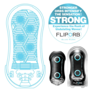 Мастурбатор Tenga FLIP ORB STRONG BLUE RUSH - 2